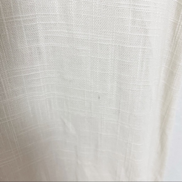 Staud Maya Linen Cut Out Maxi Dress Cream Ivory Size 2 - Picture 7 of 7